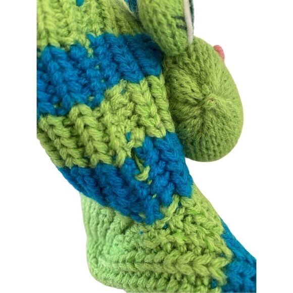 Lot of 3 Smoochy The Frog Ty Teenie Beanie  Knit Socks Finger Puppet - Picture 4 of 15
